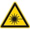 Piktogramm 309 dreieckig - "Warnung vor Laserstrahl"